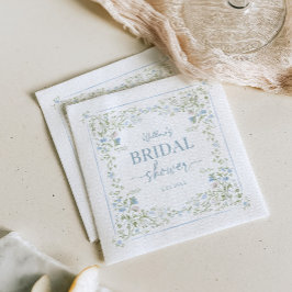 Guardanapo De Papel Heirloom Hydrangea Bridal Shower Napkins