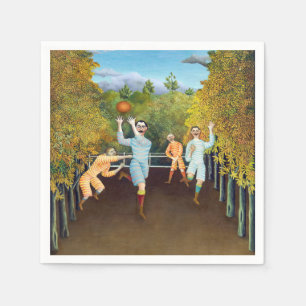 Guardanapo De Papel Henri Rousseau - Os Jogadores De Futebol