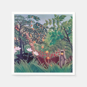 Guardanapo De Papel Henri Rousseau - Paisagem Exótica