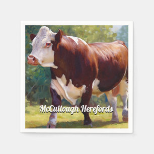 Guardanapo De Papel Hereford Bull