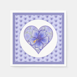 Guardanapo De Papel Hibiscus & lace BLUE