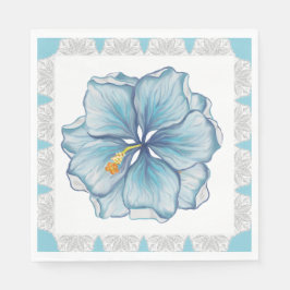 Guardanapo De Papel Hibiscus & lace TURQUOISE