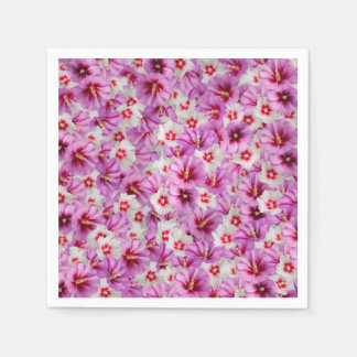 Guardanapo De Papel Hibiscus - Padrão Chinês de Flor Rosa
