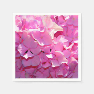 Guardanapo De Papel Hidrangeas Rosa Românticas