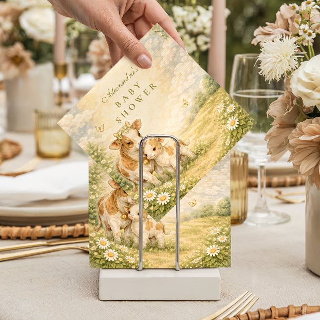 Guardanapo De Papel Highland Cow Baby Shower (Criador carregado)