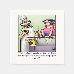 Guardanapo De Papel Hilariary Birthday Humor Party Napkins