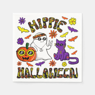 Guardanapo De Papel Hippie Halloween Trio Napkins