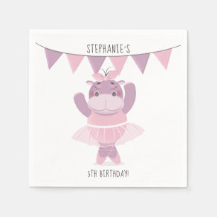 Guardanapo De Papel Hippo Ballerina