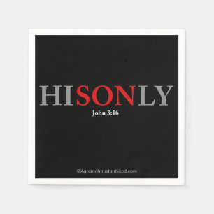 Guardanapo De Papel HISONLY John 3:16