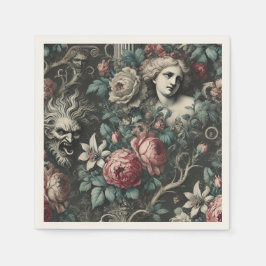 Guardanapo De Papel Histeria Esconde-se nos Blooms - Vitoriano Gótico