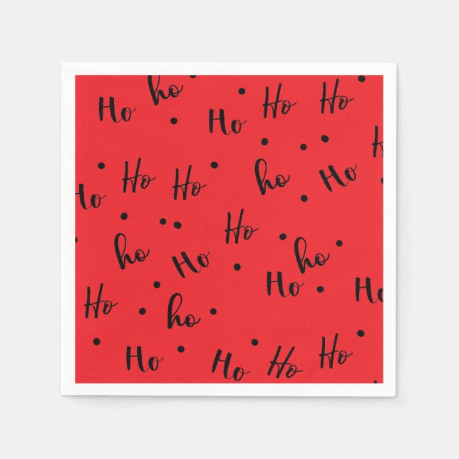 Guardanapo De Papel Ho ho ho (Frente)