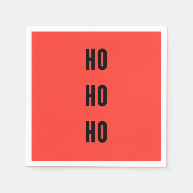 Guardanapo De Papel Ho Ho Ho (Frente)