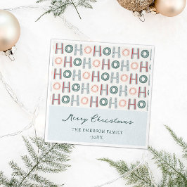 Guardanapo De Papel Ho Ho Ho Paper Napkin