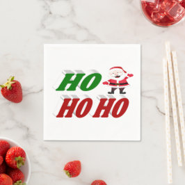 Guardanapo De Papel Ho Ho Santa Claus