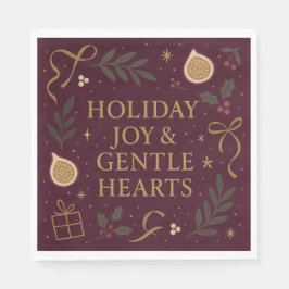 Guardanapo De Papel Holiday Joy Paper Napkin