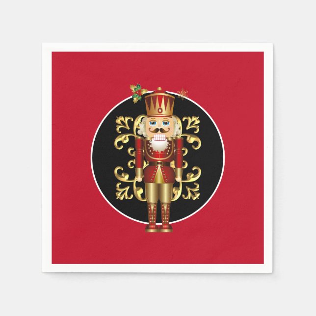 Guardanapo De Papel Holiday Paper Napkins-Nutcracker (Frente)