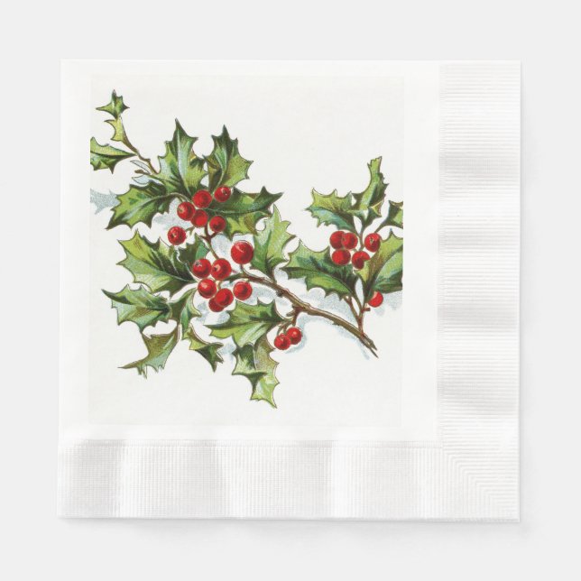 Guardanapo De Papel HollyBerries20150802 (Frente)