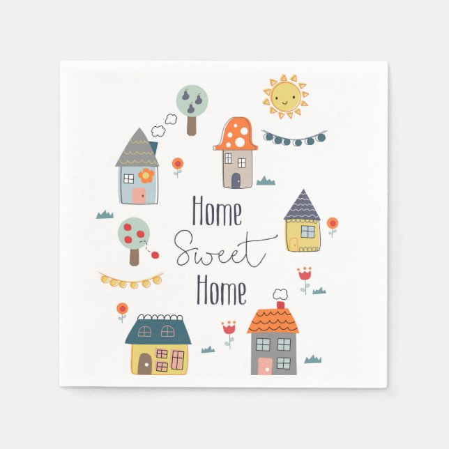 Guardanapo De Papel Home Sweet Home (Frente)