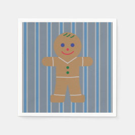 Guardanapo De Papel Homem de Gingerpão de Diversão e Rico