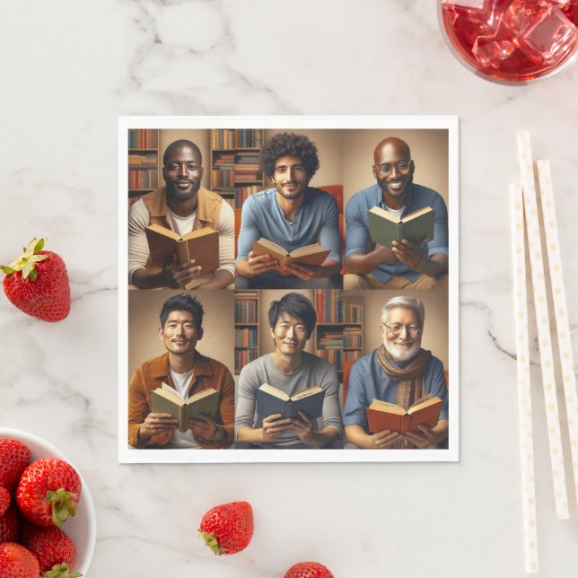 Guardanapo De Papel Homens e Livros (Insitu)