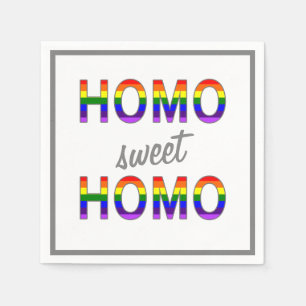 Guardanapo De Papel Homo alegre engraçado do doce do homo