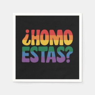 Guardanapo De Papel Homo Está Funny Espanhol Gay Ally LGBTQ