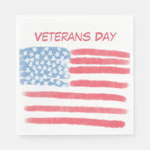 Guardanapo De Papel Honrando Heróis   Celebração do Dia dos Veteranos