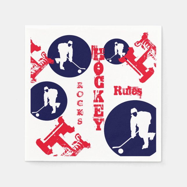 Guardanapo De Papel Hóquei (Frente)
