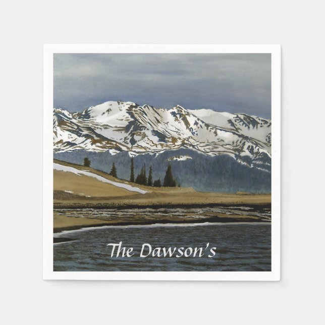 Guardanapo De Papel Horizontal Colorado (Frente)