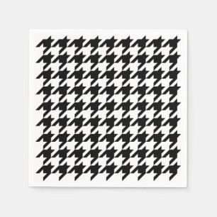 Guardanapo De Papel Houndstooth - personalize a cor do fundo