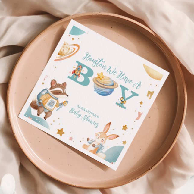 Guardanapo De Papel Houston Temos Um Menino Exterior (Criador carregado)