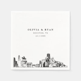 Guardanapo De Papel Houston Wedktail Napkin