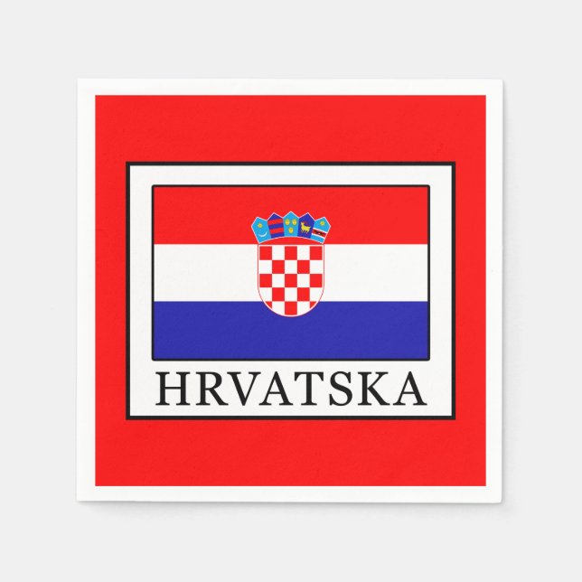 Guardanapo De Papel Hrvatska (Frente)