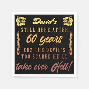 Guardanapo De Papel Humor de Aniversário 70 masculino