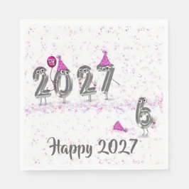 Guardanapo De Papel Humor de festa de Ano Novo de 2027