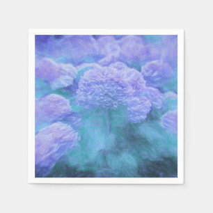 Guardanapo De Papel Hydrangea Vintage Floral Chic Roxo