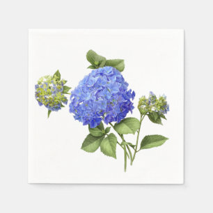 Guardanapo De Papel Hydrangeas Azuis