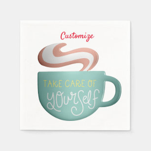 Guardanapo De Papel Hygge Drink Self-Care Thunder_Cove