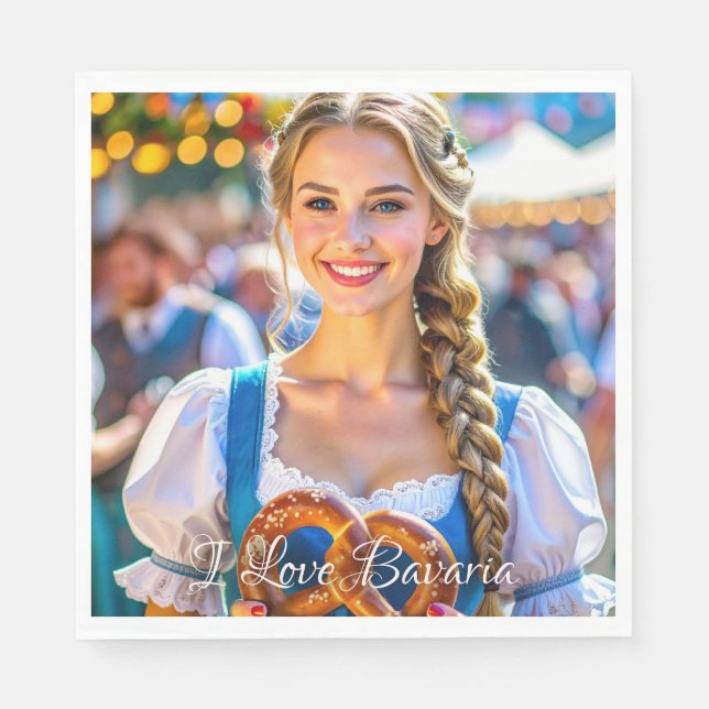 GUARDANAPO DE PAPEL I LOVE BAVARIA (Frente)