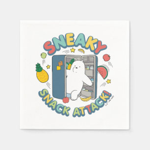 Guardanapo De Papel Ice Bear - Sneaky Snack Attack!
