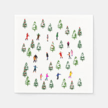 Ice Skater Pine │ gelo patinando no natal