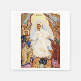 Guardanapo De Papel Ícone Ortodoxo da Ressurreição da Anastase