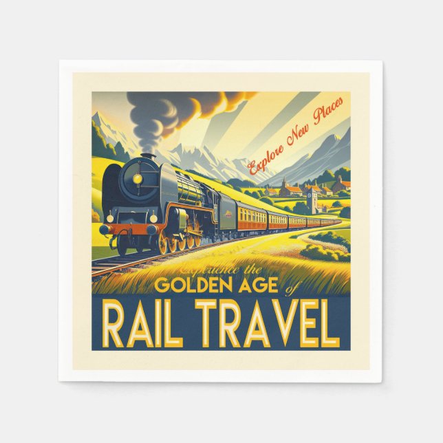 Guardanapo De Papel Idade do Ouro - Bordado (Frente)