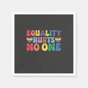 Guardanapo De Papel Igualdade não prejudica ninguém LGBT (Direitos Hum