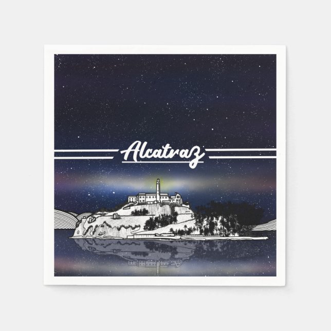 Guardanapo De Papel Ilha Alcatraz (Frente)