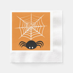 Guardanapo De Papel Ilustração Assustadora de Aranha de Halloween