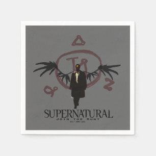Guardanapo De Papel Ilustração de Castiel Supernatural