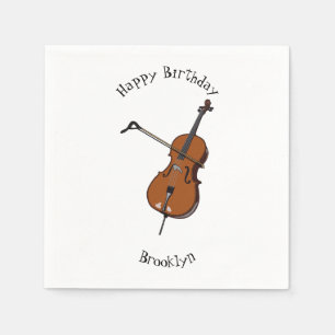 Guardanapo De Papel Ilustração de desenho animado Cello