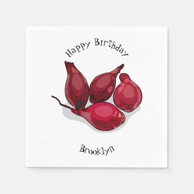 Guardanapo De Papel Ilustração de desenho animado de slot (Frente)