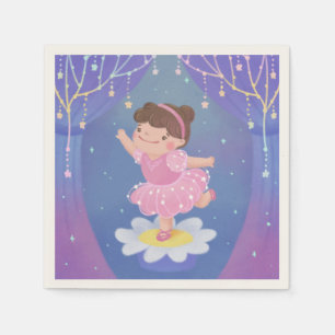 Guardanapo De Papel Ilustração de Fantasia do Sonho da Bailarina
